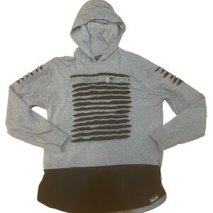 Switch Remarkable Hoodie Mens XL Shredded Slashed Zipper Accents Streetwear